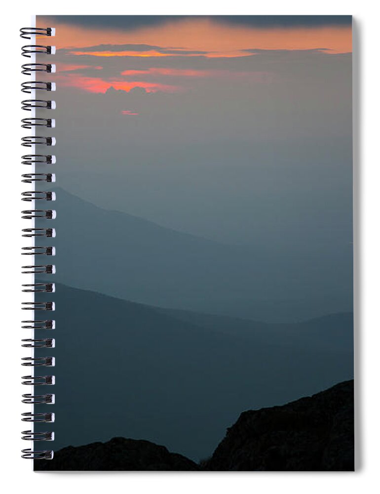 Adventure Spiral Notebook featuring the photograph Mount Clay Sunset - White Mountains, New Hampshire by Erin Paul Donovan