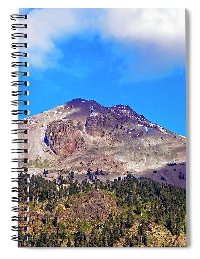 Frank Wilson Spiral Notebook featuring the photograph Mount Lassen by Frank Wilson