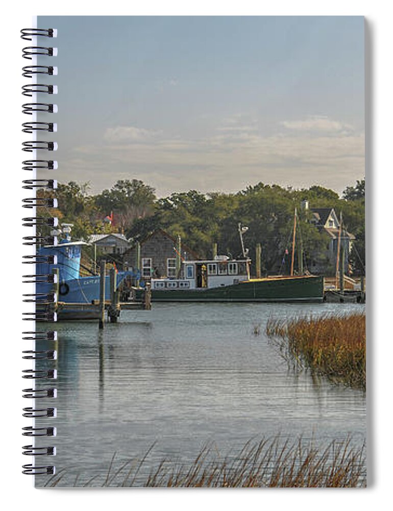 Shem Creek Spiral Notebook featuring the photograph Mount Pleasant Sea Treasure by Dale Powell