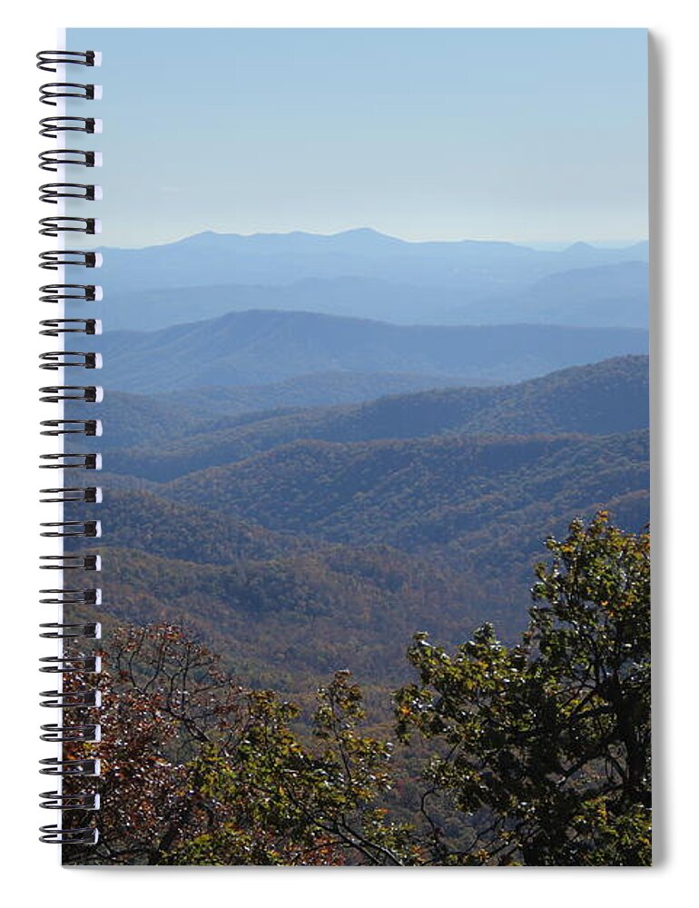 Mountains Spiral Notebook featuring the photograph Mountain Landscape 4 by Allen Nice-Webb