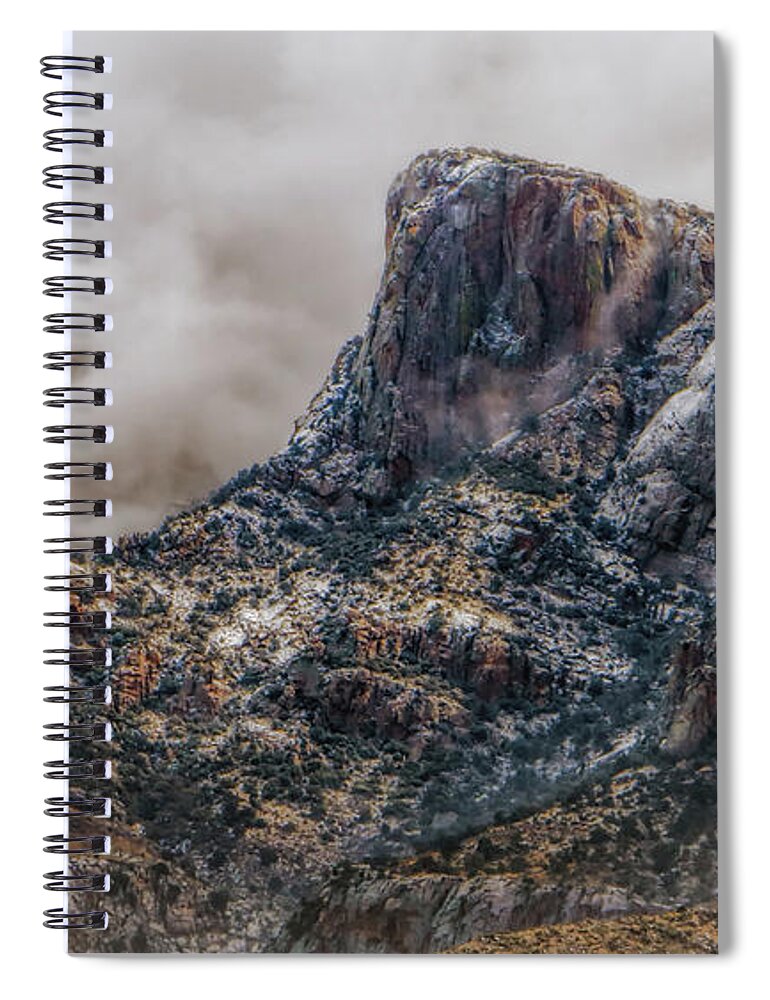 Mountains Spiral Notebook featuring the photograph Mountain Storms by Elaine Malott