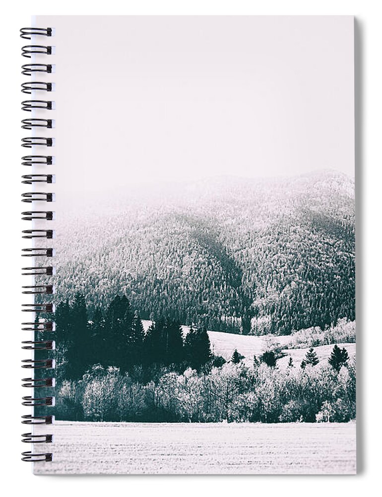 Landscape Spiral Notebook featuring the photograph Mountains Photography by Justyna Jaszke JBJart
