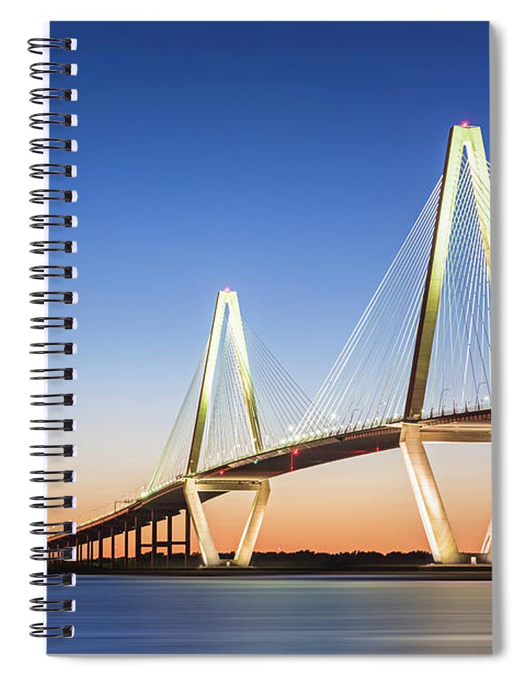 Ravenel Spiral Notebook featuring the photograph Moving Yet Still by Jon Glaser