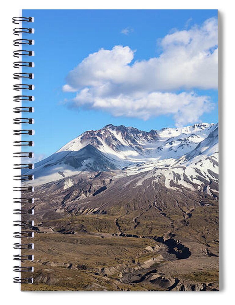 Mount St Helens Spiral Notebook featuring the photograph Mt Saint Helens by Robert Bellomy