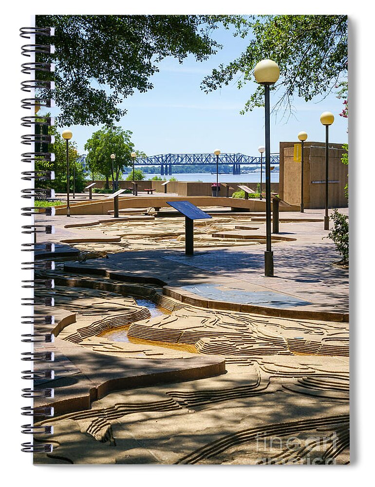Mud Island Spiral Notebook featuring the photograph Mud Island Park by Jennifer White