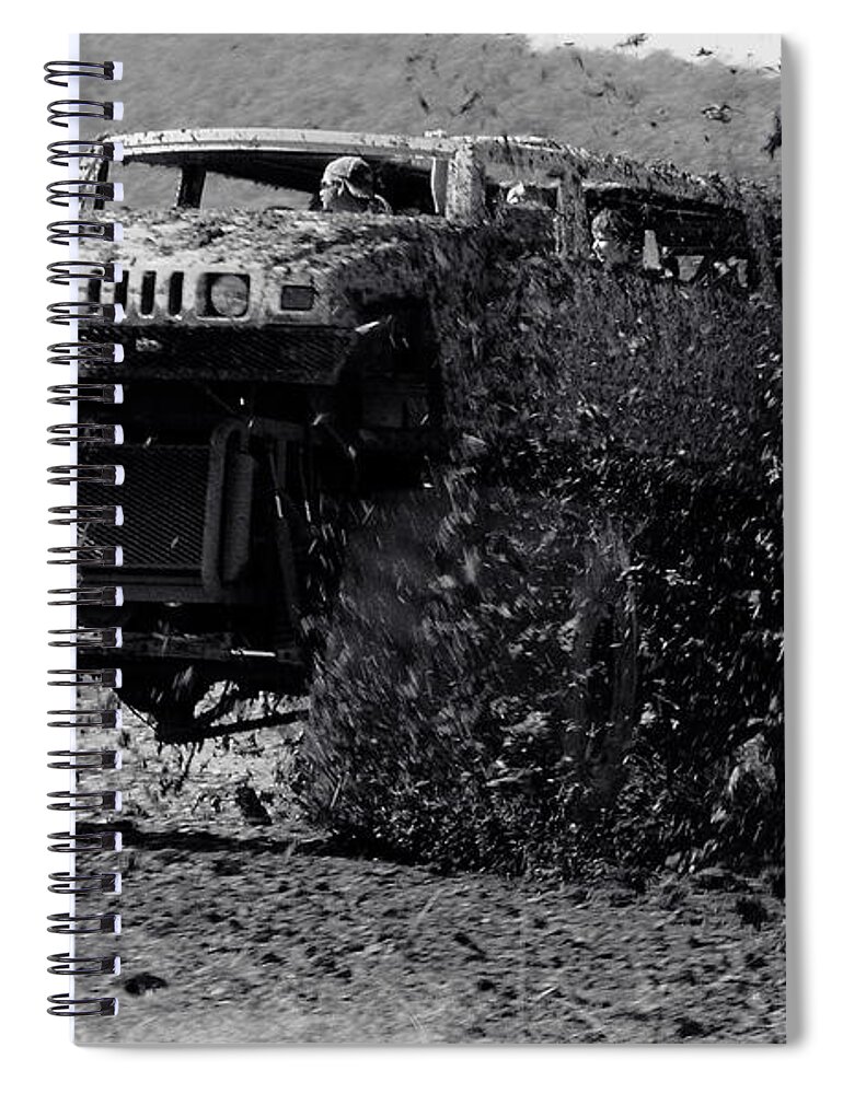 Mud Spiral Notebook featuring the photograph Mudder by Robert Frederick