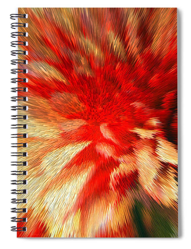 Chrysanthemum Spiral Notebook featuring the photograph Mums by Kelly Holm