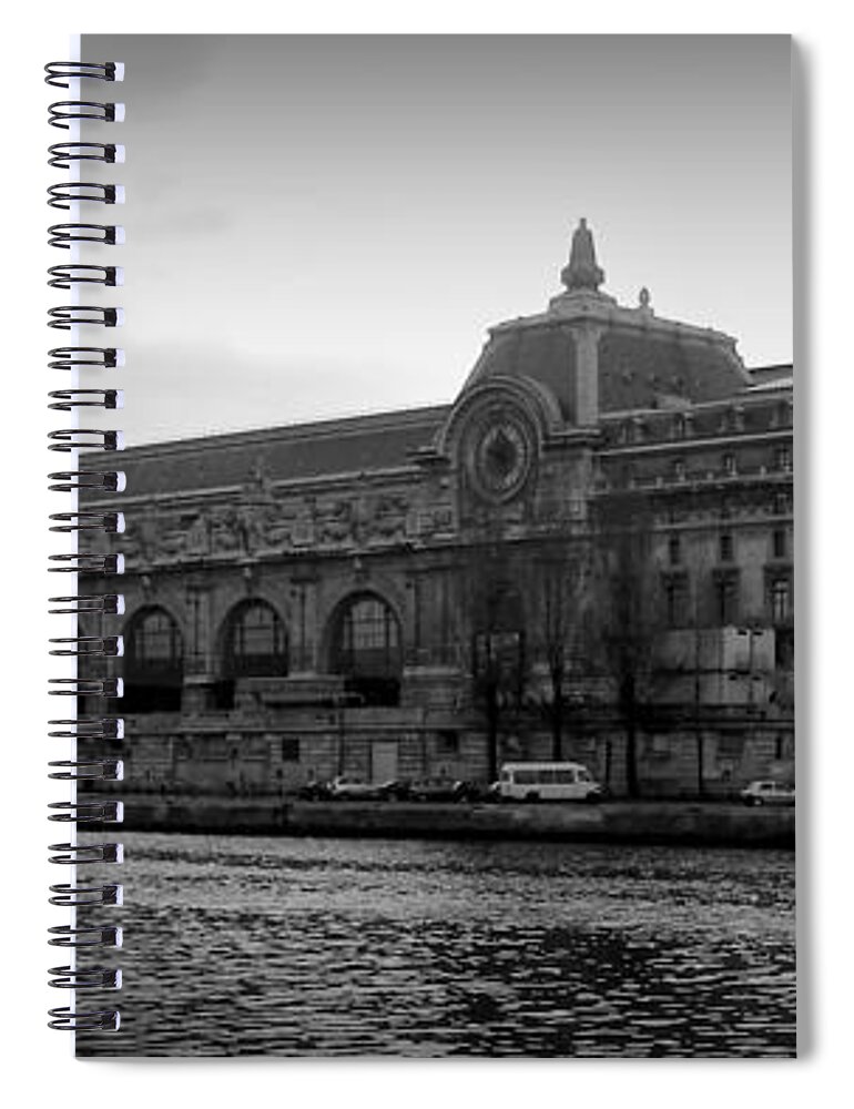 Paris Spiral Notebook featuring the photograph Musee D'Orsay by Carol Groenen