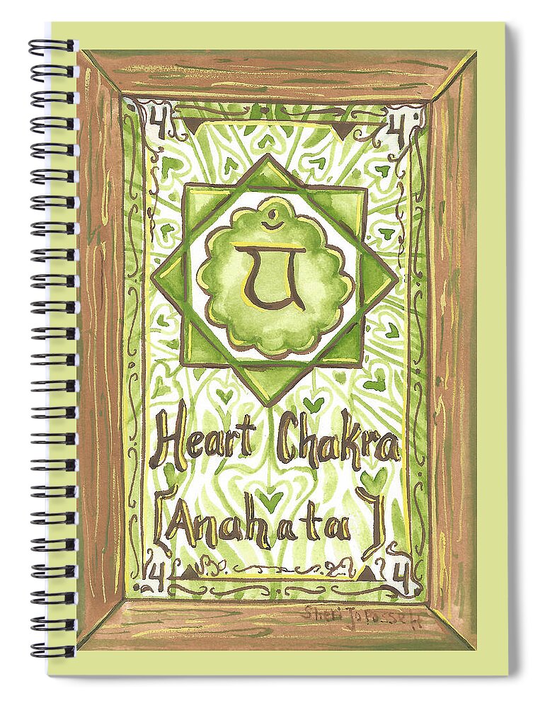 My Spiral Notebook featuring the painting My Heart Chakra by Sheri Jo Posselt