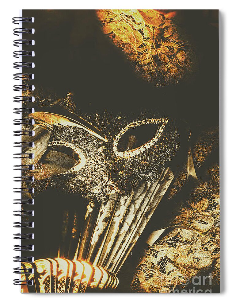 Fantasy Spiral Notebook featuring the photograph Mysterious disguise by Jorgo Photography