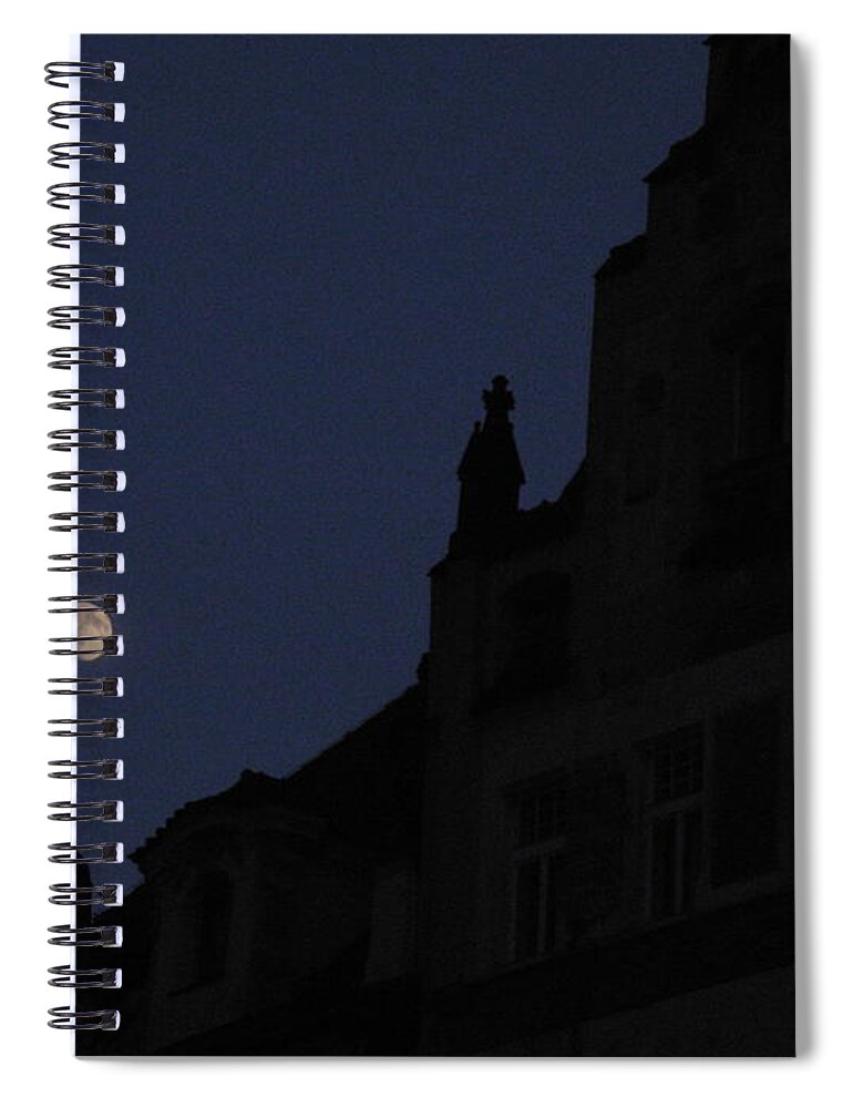 Night Spiral Notebook featuring the photograph Mystery by Christopher Brown