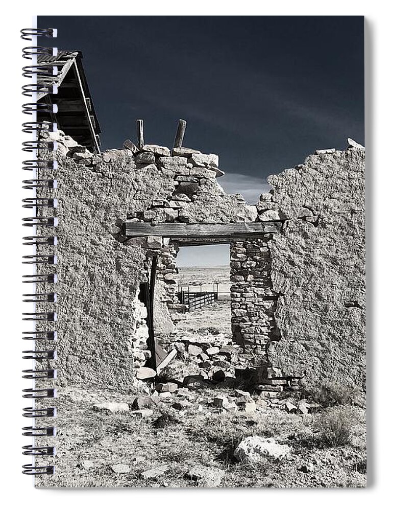 Abandoned Spiral Notebook featuring the photograph Mystery Ranch No. 20 by Brad Hodges
