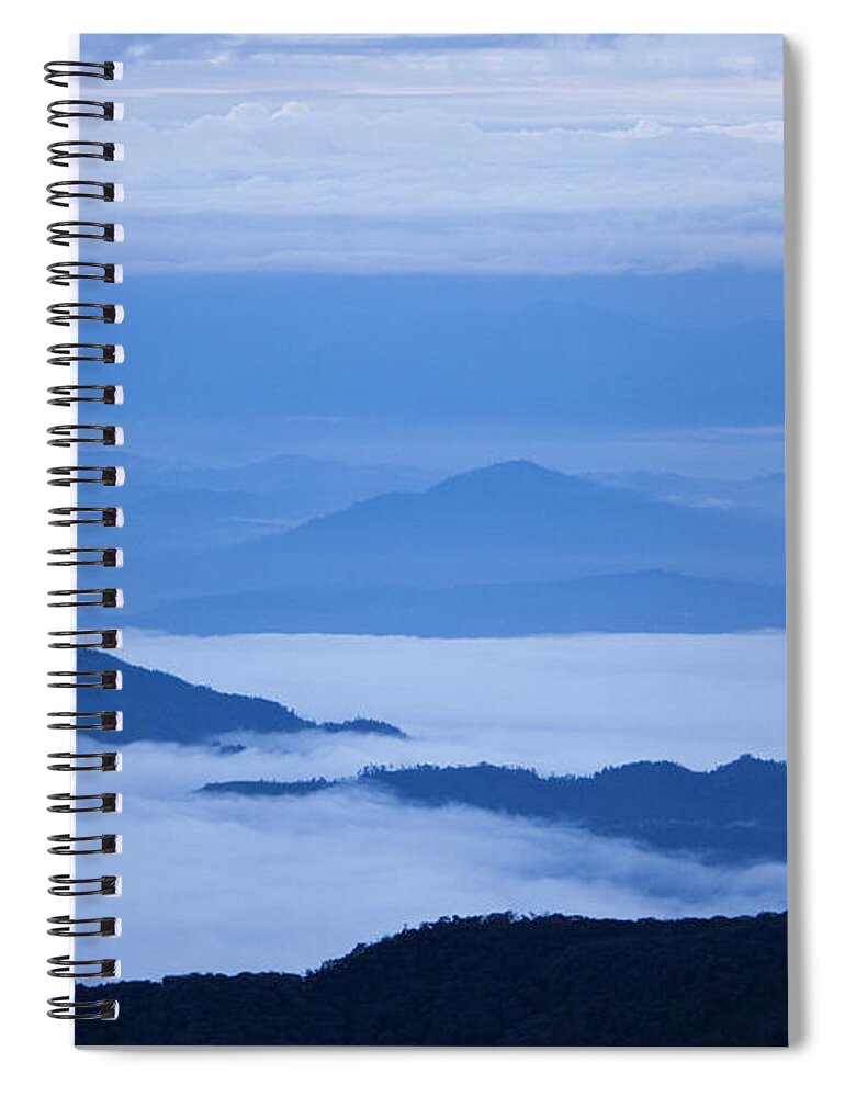 View Spiral Notebook featuring the photograph Mystique by Andrew Paranavitana