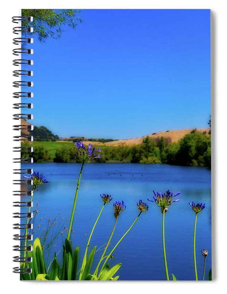 Napa Spiral Notebook featuring the photograph Napa Serenity by Stephen Anderson