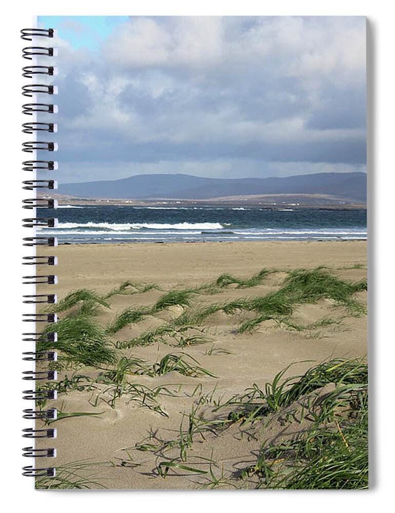 Natural Heritage Area Spiral Notebook featuring the photograph Narin Beach Donegal Ireland #2 by Eddie Barron