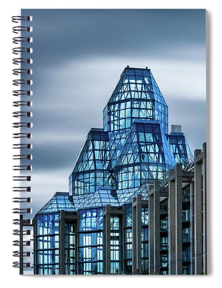 National Gallery Spiral Notebook featuring the photograph National Gallery of Canada by M G Whittingham