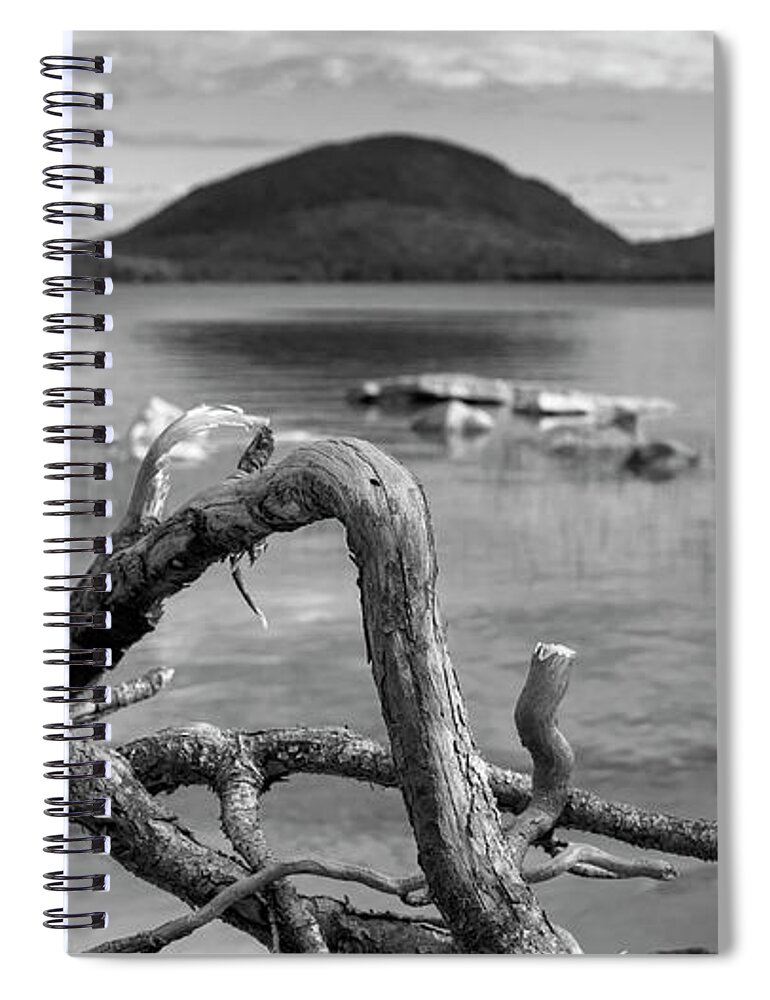 Black And White Spiral Notebook featuring the photograph Natural Curves by Holly Ross