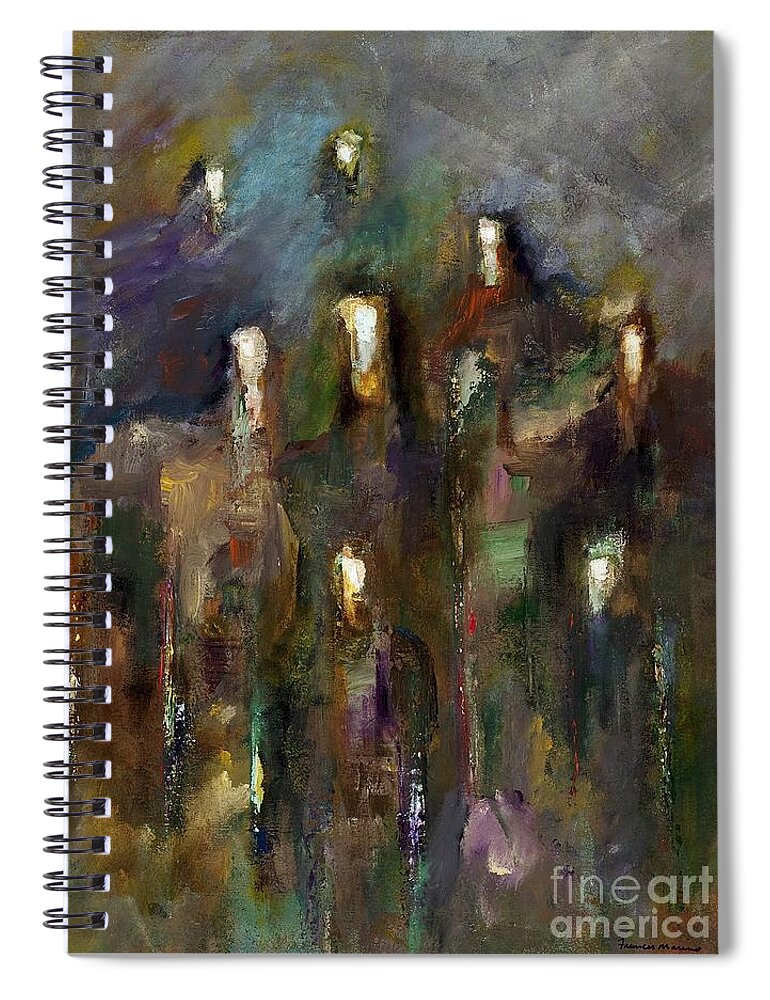 Horses Spiral Notebook featuring the painting Natural Instincts by Frances Marino
