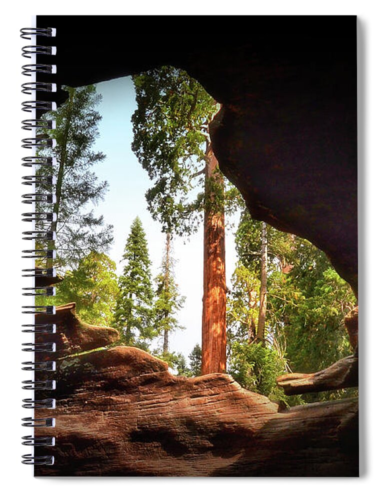 California Spiral Notebook featuring the photograph Natural Window by Andrea Platt