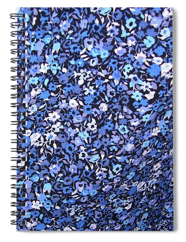 Blue Spiral Notebook featuring the digital art Nature #24 by Scott S Baker