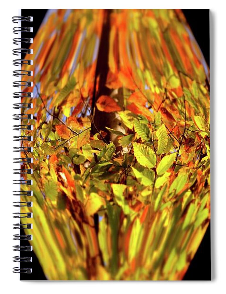 Nature Spiral Notebook featuring the photograph Nature Vase 2 by Angie Tirado