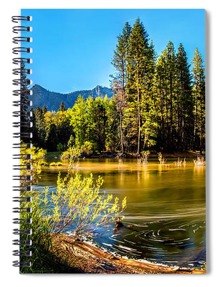 Yosemite National Park Spiral Notebook featuring the photograph Nature's Awakening by Az Jackson