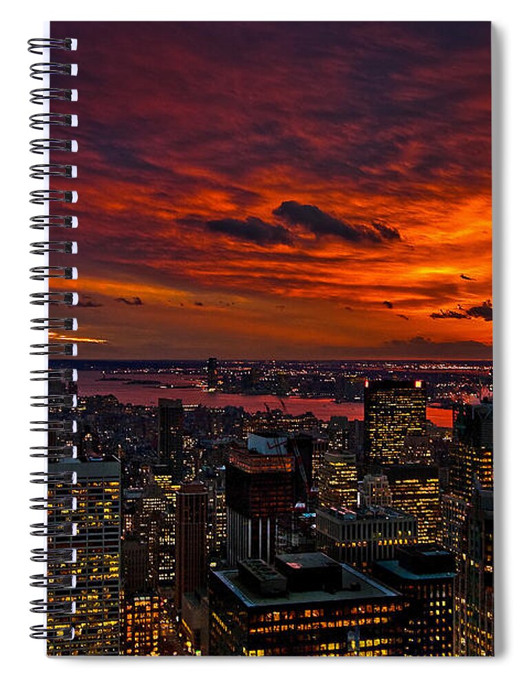 New York Spiral Notebook featuring the photograph Nature's Palette by Neil Shapiro