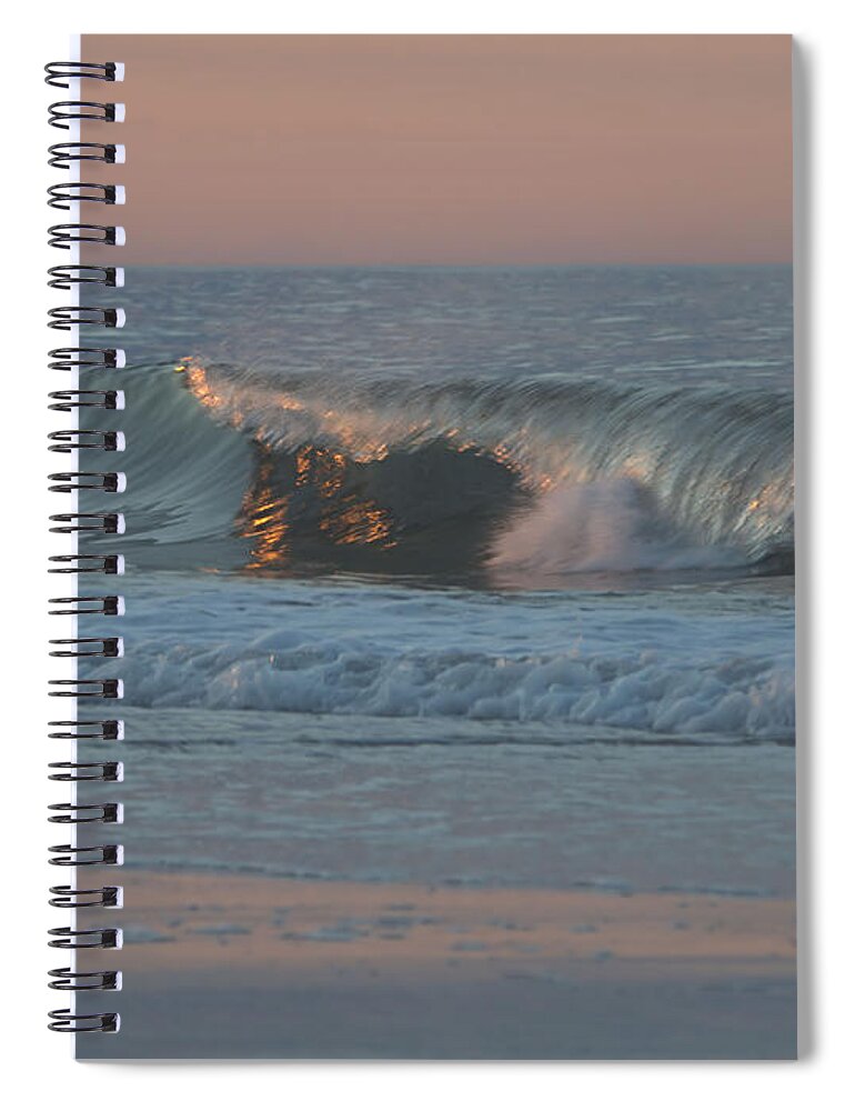 Wave Spiral Notebook featuring the photograph Natures Wave by Newwwman
