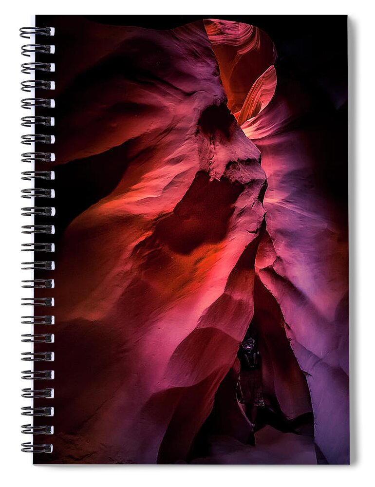 Amazing Spiral Notebook featuring the photograph Navajo Chief by Peter Lakomy