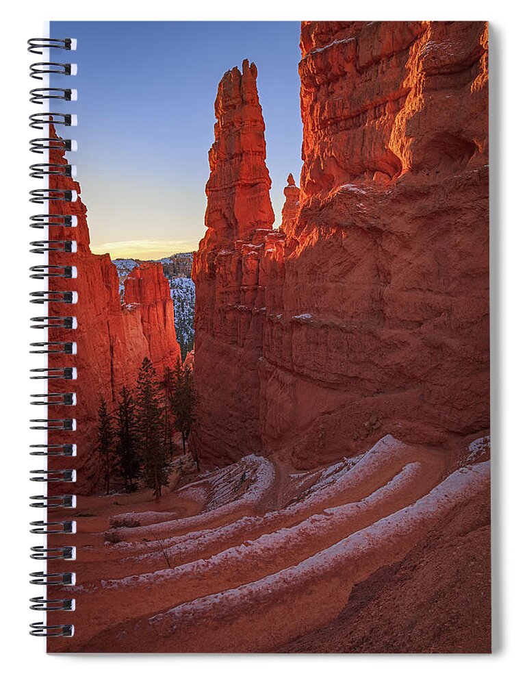 Arches Spiral Notebook featuring the photograph Navajo Loop by Edgars Erglis