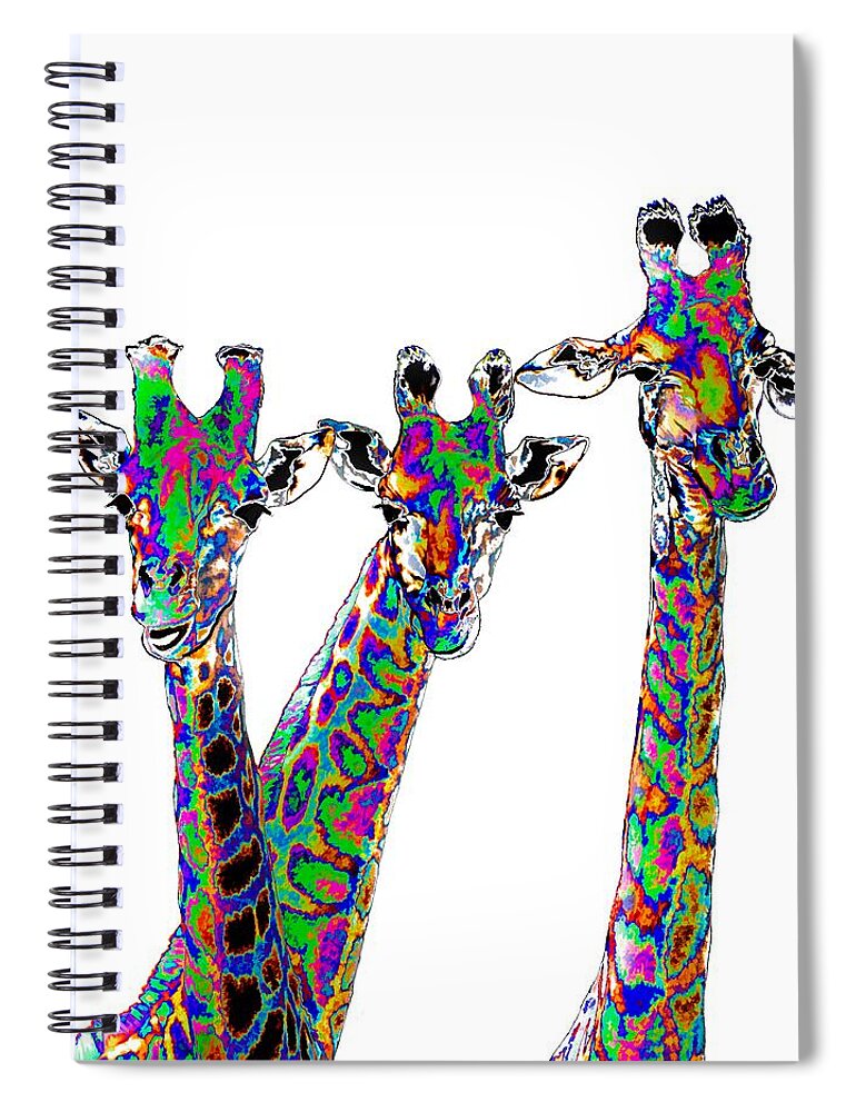 Africa Spiral Notebook featuring the photograph New Pajamas by Susan Eileen Evans