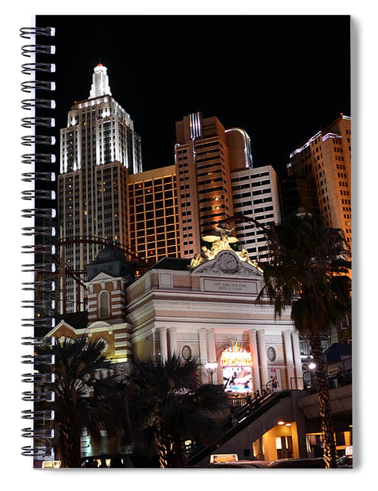 New York New York Spiral Notebook featuring the photograph New York New York by Cassie Marie Photography