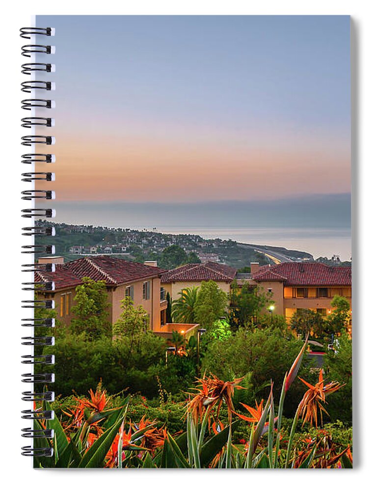 Newport Spiral Notebook featuring the photograph Newport morning by Paul Quinn