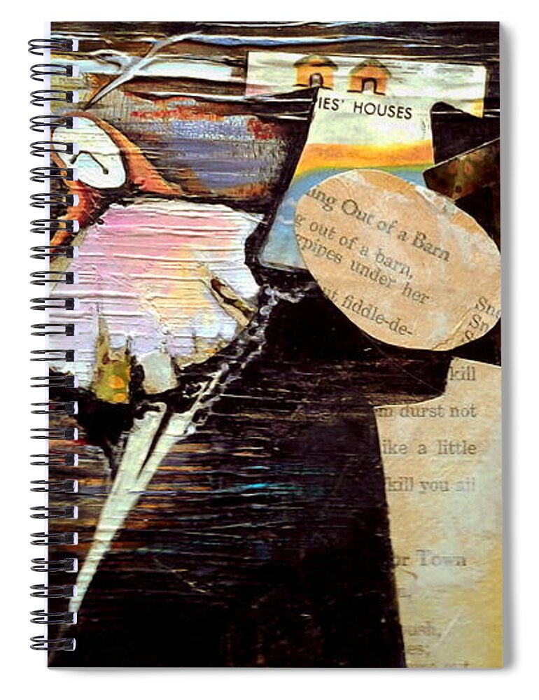Girls Spiral Notebook featuring the painting Nice Lawn by Delight Worthyn