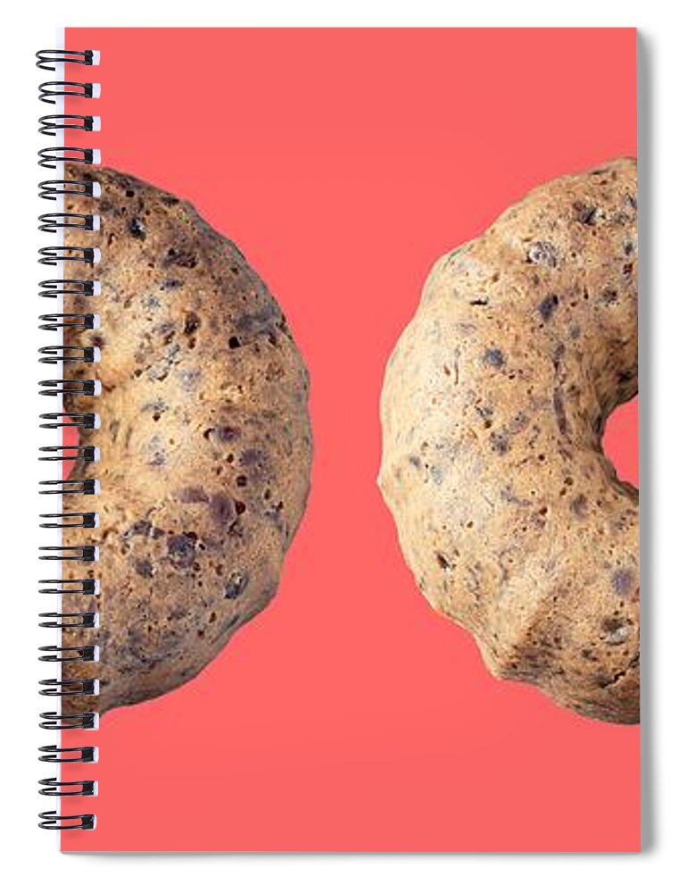 Food Spiral Notebook featuring the digital art Nice Set of Fruitcakes Tee by Edward Fielding