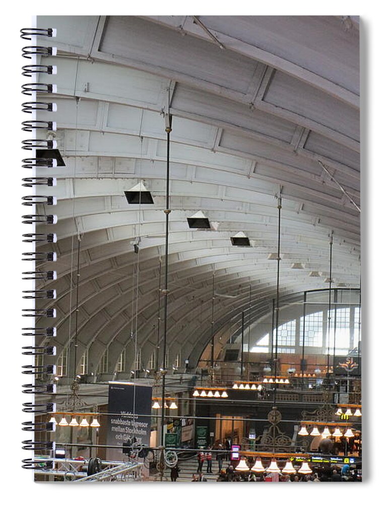 Windows Spiral Notebook featuring the photograph Nicely Curved by Rosita Larsson