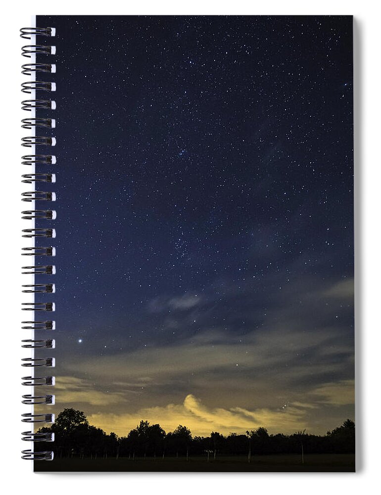 Stars Spiral Notebook featuring the photograph NIght dream by Martin Capek