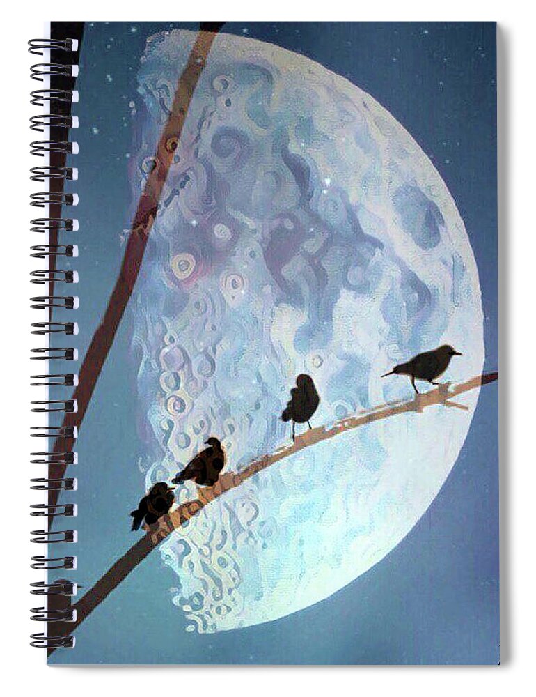 Birds Spiral Notebook featuring the photograph Night by Jackson Pearson
