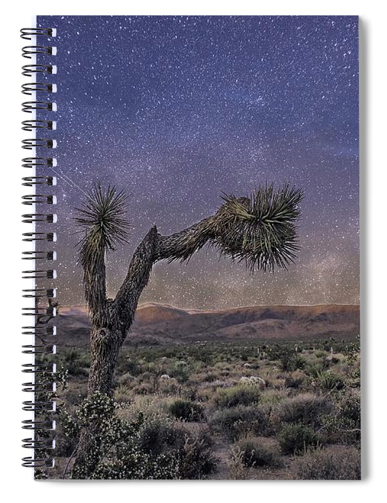 Night Sky Spiral Notebook featuring the photograph Night Sky by Alison Frank
