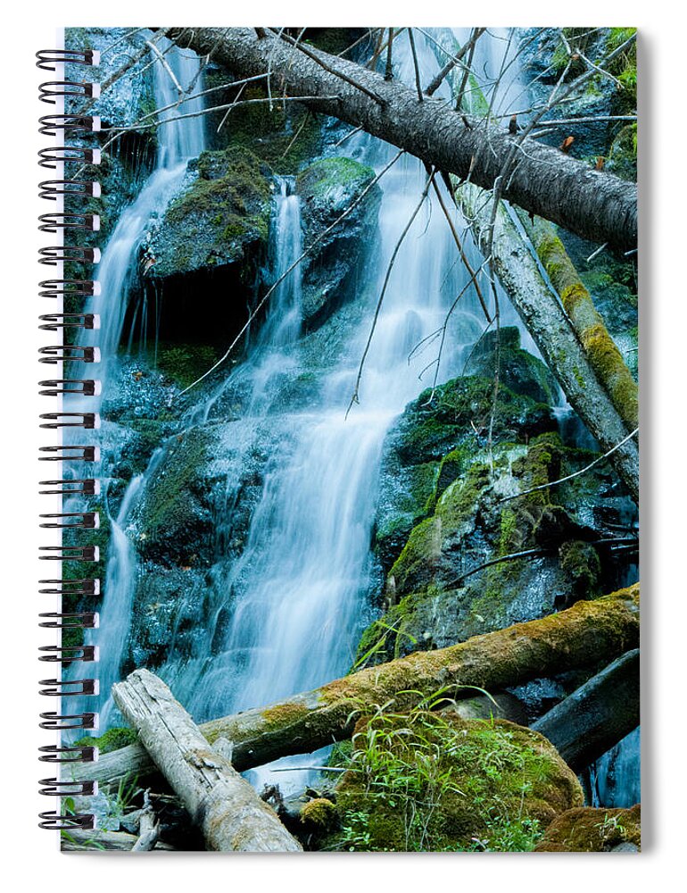 Nine Mile Falls Spiral Notebook featuring the photograph Nine Mile Falls by Troy Stapek