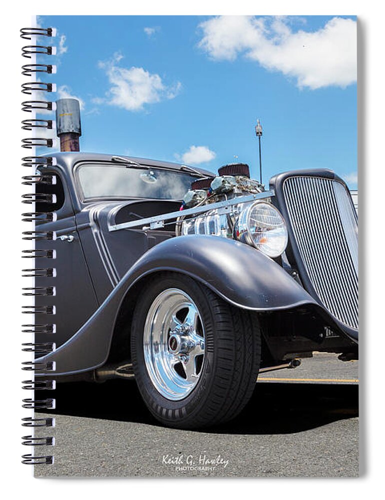 Car Spiral Notebook featuring the photograph Nineteen Thirty Four by Keith Hawley