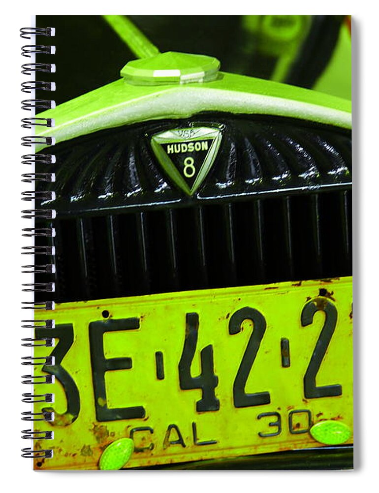 Car Spiral Notebook featuring the photograph Nineteen thirty Hudson Super eight by Jeff Swan