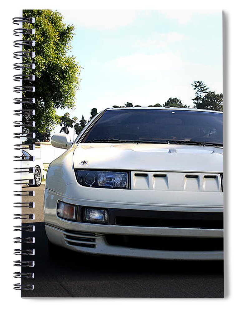 Nissan Spiral Notebook featuring the photograph Nissan 300ZX by Travis Rogers
