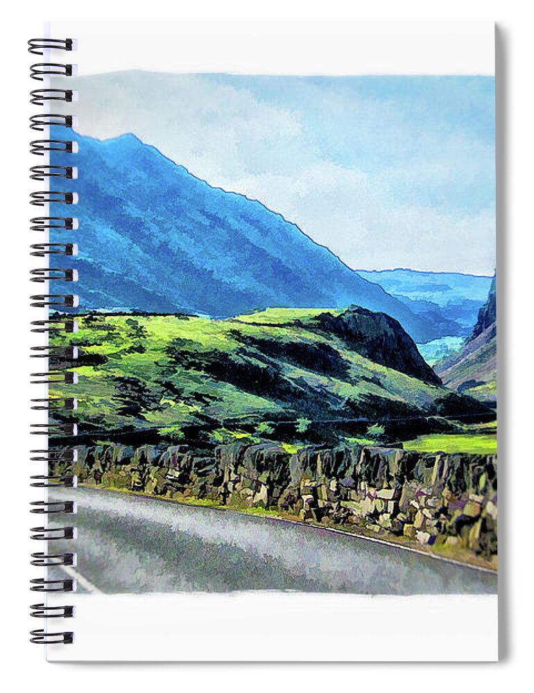 2004 Spiral Notebook featuring the photograph No Shoulder by Monroe Payne