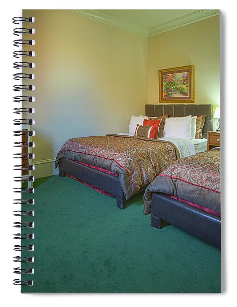 Time Share Spiral Notebook featuring the photograph NOLA Timeshare BR by Jeff Kurtz