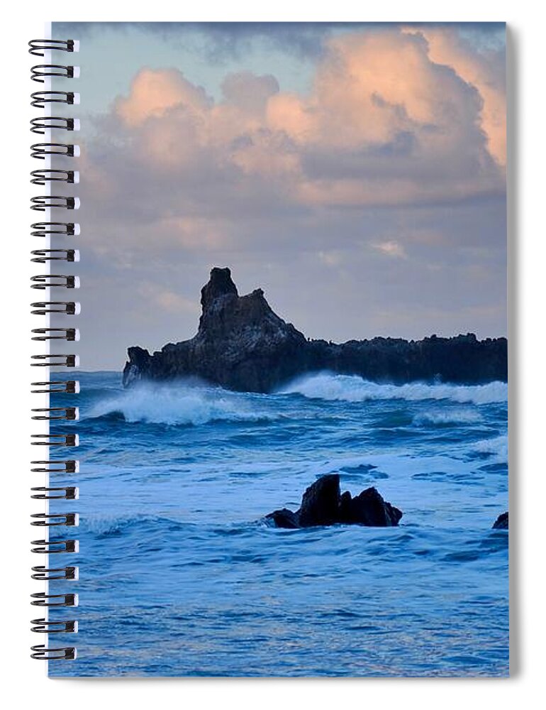 Norcal Zen Spiral Notebook featuring the photograph NorCal Zen by Maria Jansson