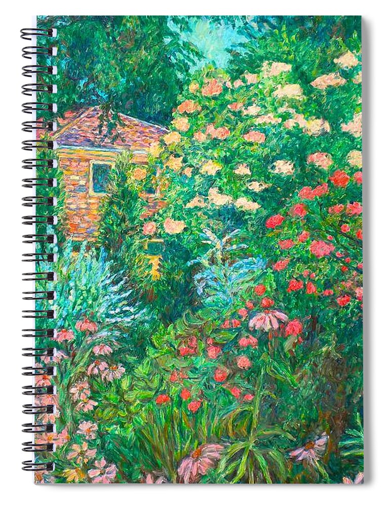  Garden Spiral Notebook featuring the painting North Albemarle in McLean VA by Kendall Kessler