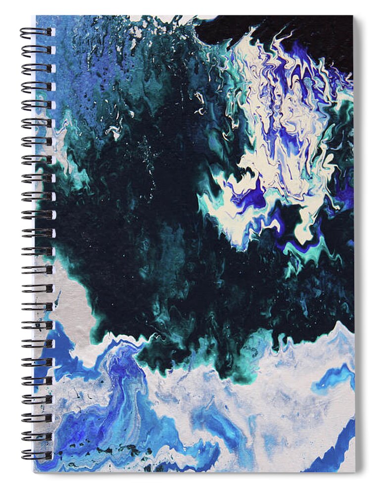 Fusionart Spiral Notebook featuring the painting North Shore by Ralph White