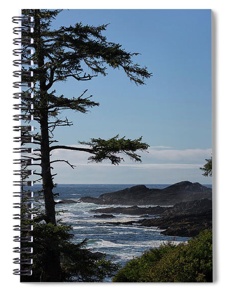 Wild Pacific Trail Spiral Notebook featuring the photograph Not So Wild by Randy Hall