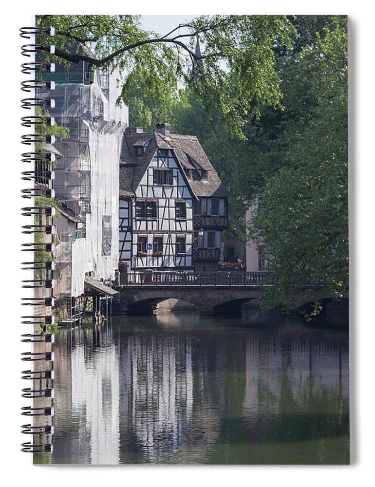 Alsace Spiral Notebook featuring the photograph Nouveau et Vieux by Teresa Mucha